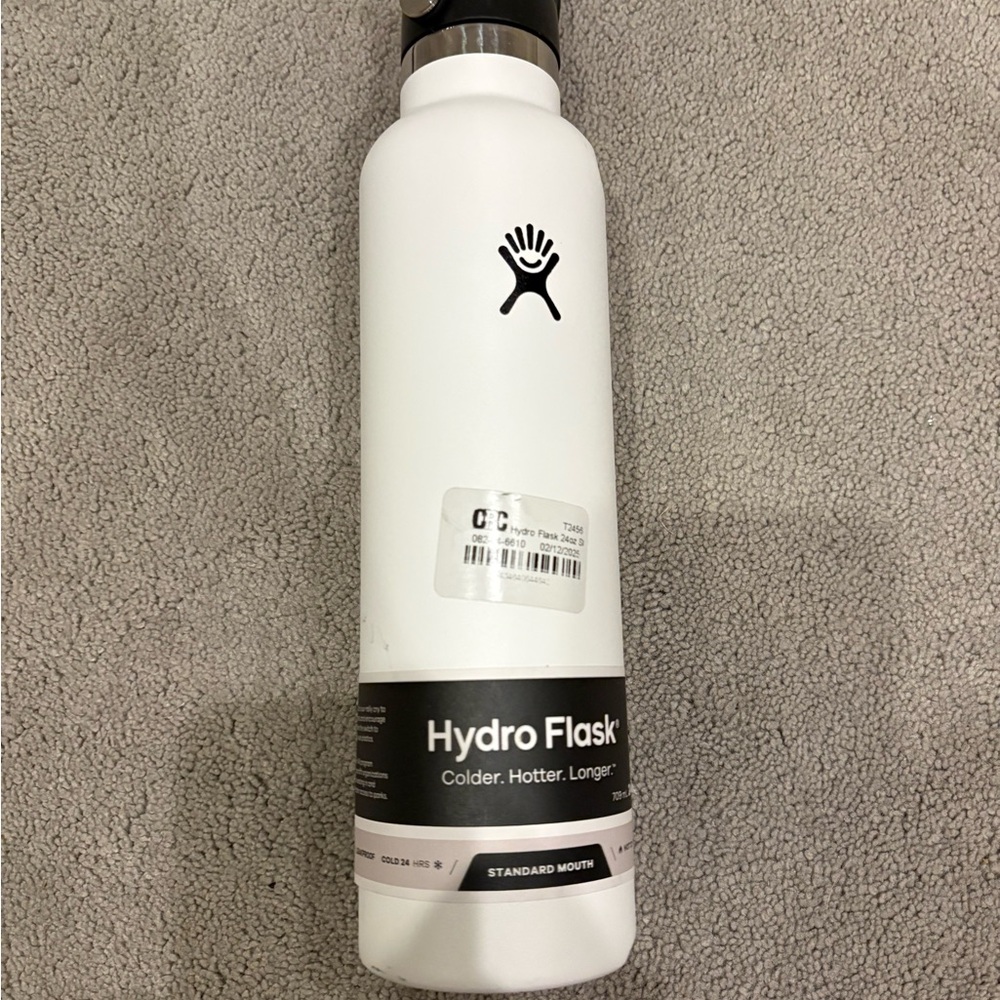 Hydro Flask White Insulated Bottle